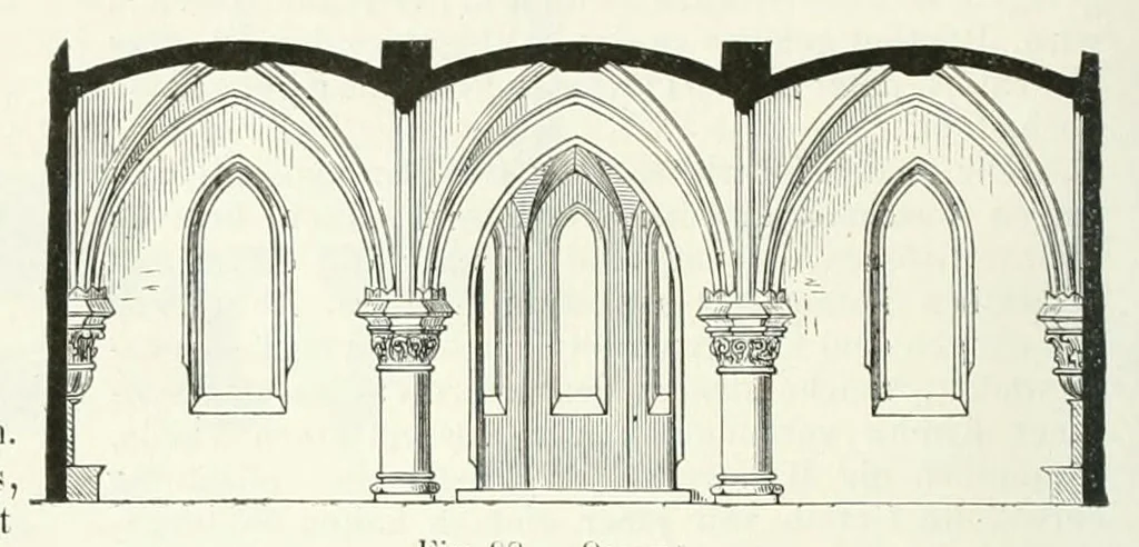 An illustration from Mittheilungen der K.K. Central-Commission zur Erforschung und Erhaltung der Baudenkmale, 1856, leaf 278