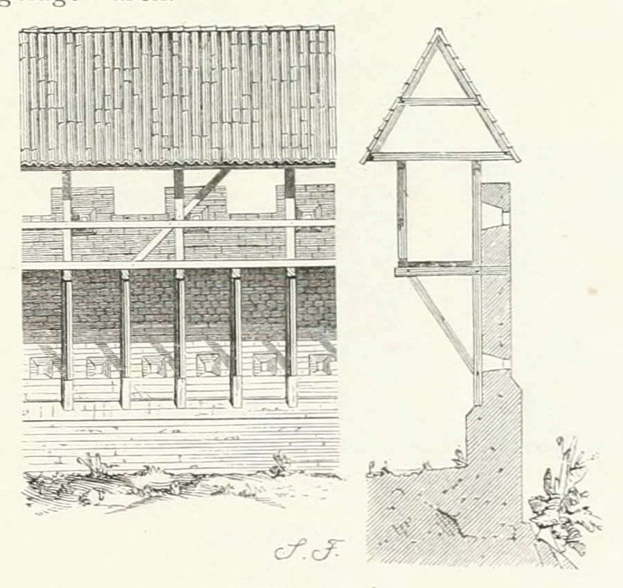 An illustration from Mittheilungen der K.K. Central-Commission zur Erforschung und Erhaltung der Kunst- und Historischen Denkmale, 1875, leaf 203