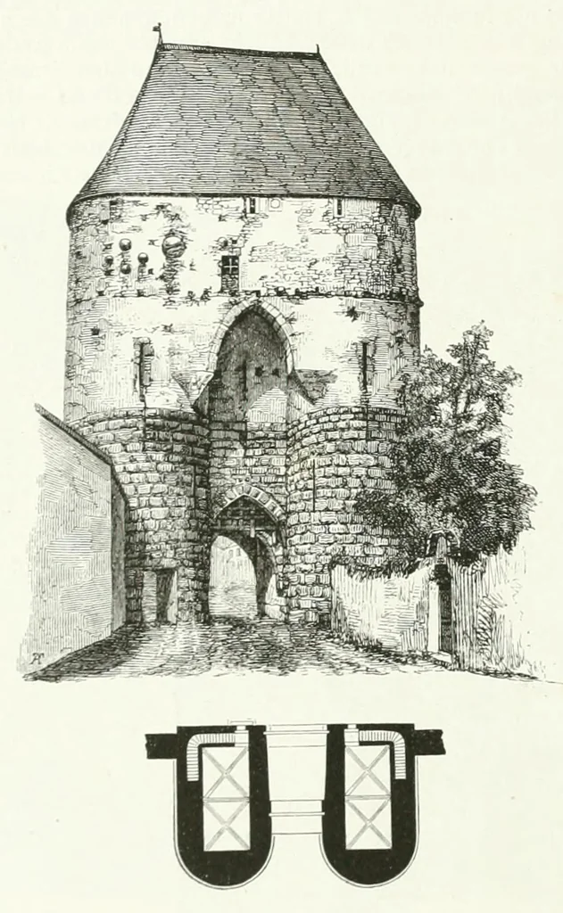 An illustration from Mittheilungen der K.K. Central-Commission zur Erforschung und Erhaltung der Kunst- und Historischen Denkmale, 1875, leaf 218