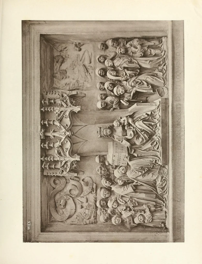An illustration from Mittheilungen der K.K. Central-Commission zur Erforschung und Erhaltung der Kunst- und Historischen Denkmale, 1875, leaf 235