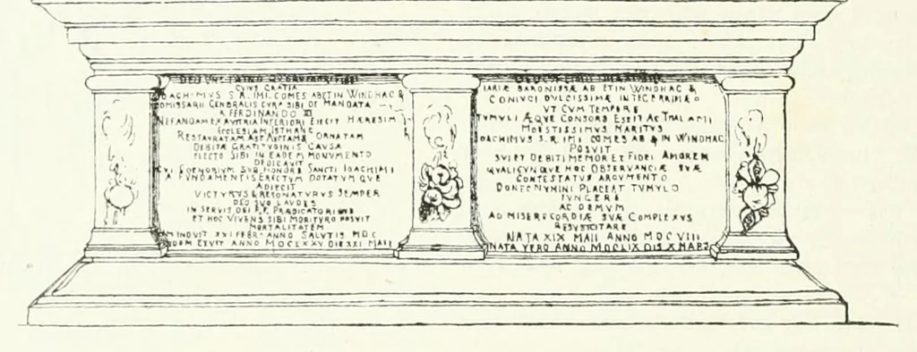 An illustration from Mittheilungen der K.K. Central-Commission zur Erforschung und Erhaltung der Kunst- und Historischen Denkmale, 1875, leaf 240