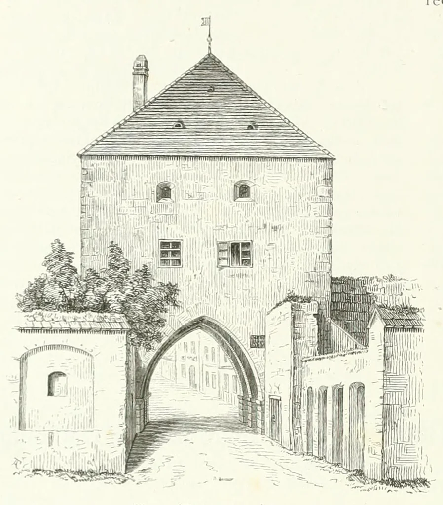 An illustration from Mittheilungen der K.K. Central-Commission zur Erforschung und Erhaltung der Kunst- und Historischen Denkmale, 1875, leaf 246