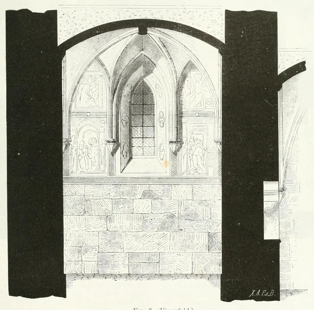 An illustration from Mittheilungen der K.K. Central-Commission zur Erforschung und Erhaltung der Kunst- und Historischen Denkmale, 1875, leaf 261