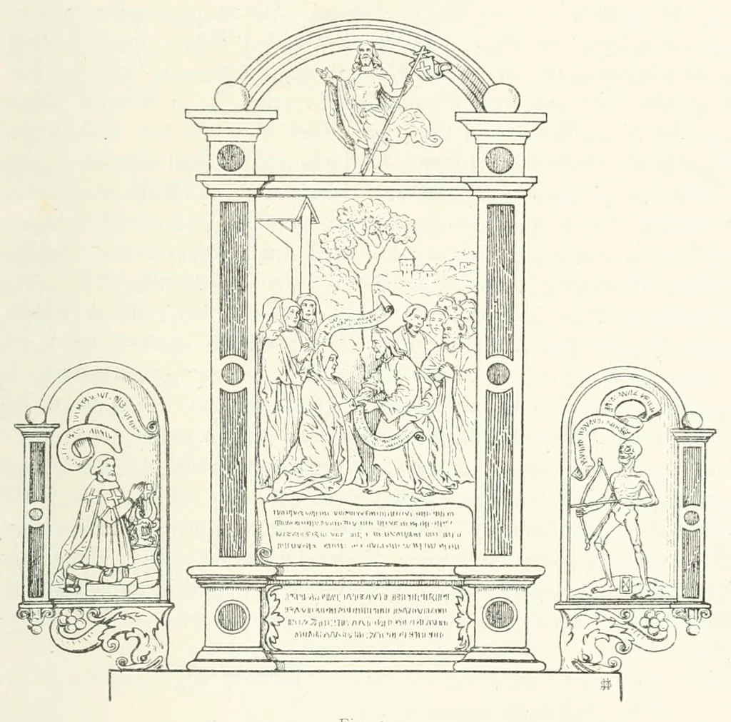 An illustration from Mittheilungen der K.K. Central-Commission zur Erforschung und Erhaltung der Kunst- und Historischen Denkmale, 1875, leaf 13