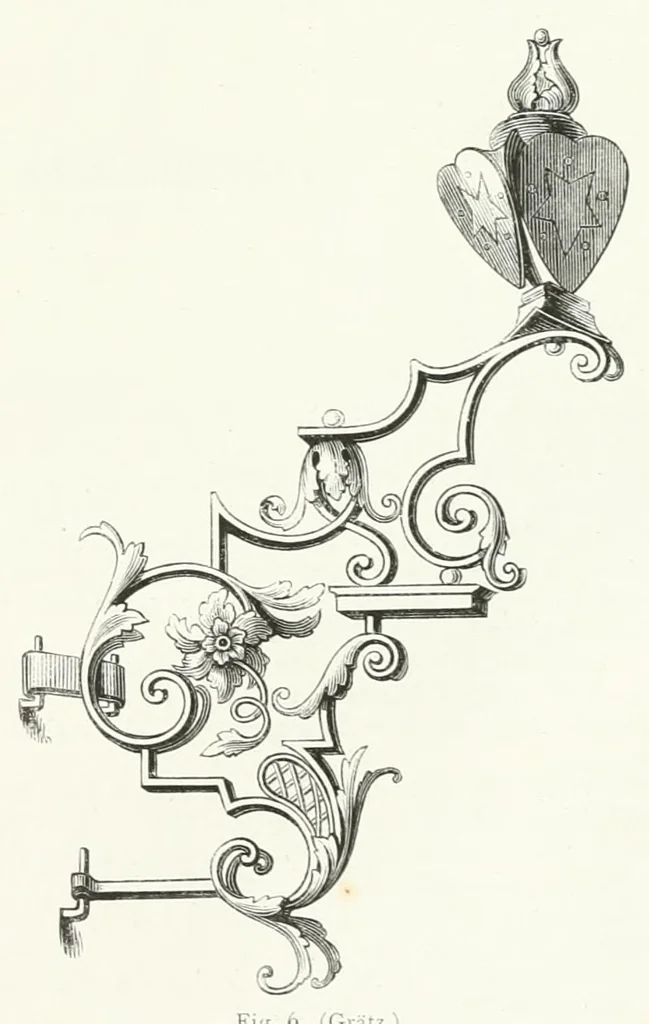 An illustration from Mittheilungen der K.K. Central-Commission zur Erforschung und Erhaltung der Kunst- und Historischen Denkmale, 1875, leaf 137