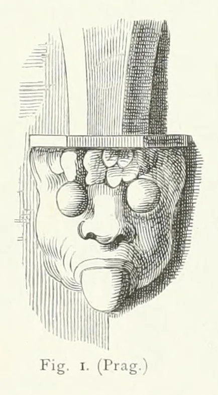 An illustration from Mittheilungen der K.K. Central-Commission zur Erforschung und Erhaltung der Kunst- und Historischen Denkmale, 1875, leaf 159