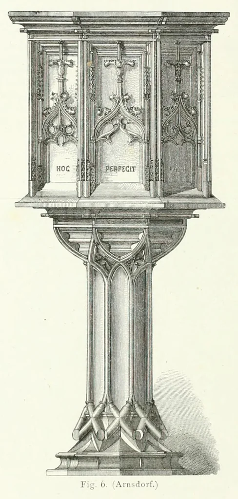 An illustration from Mittheilungen der K.K. Central-Commission zur Erforschung und Erhaltung der Kunst- und Historischen Denkmale, 1875, leaf 162