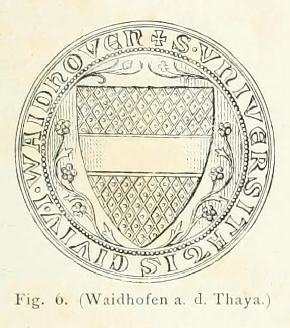 An illustration from Mittheilungen der K.K. Central-Commission zur Erforschung und Erhaltung der Kunst- und Historischen Denkmale, 1875, leaf 235
