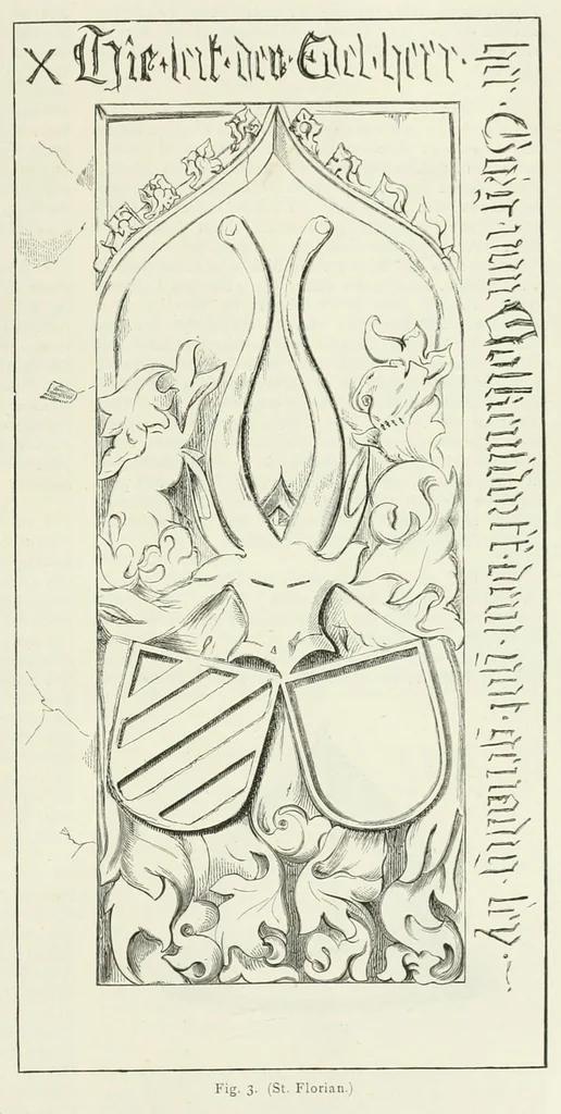 An illustration from Mittheilungen der K.K. Central-Commission zur Erforschung und Erhaltung der Kunst- und Historischen Denkmale, 1875, leaf 107