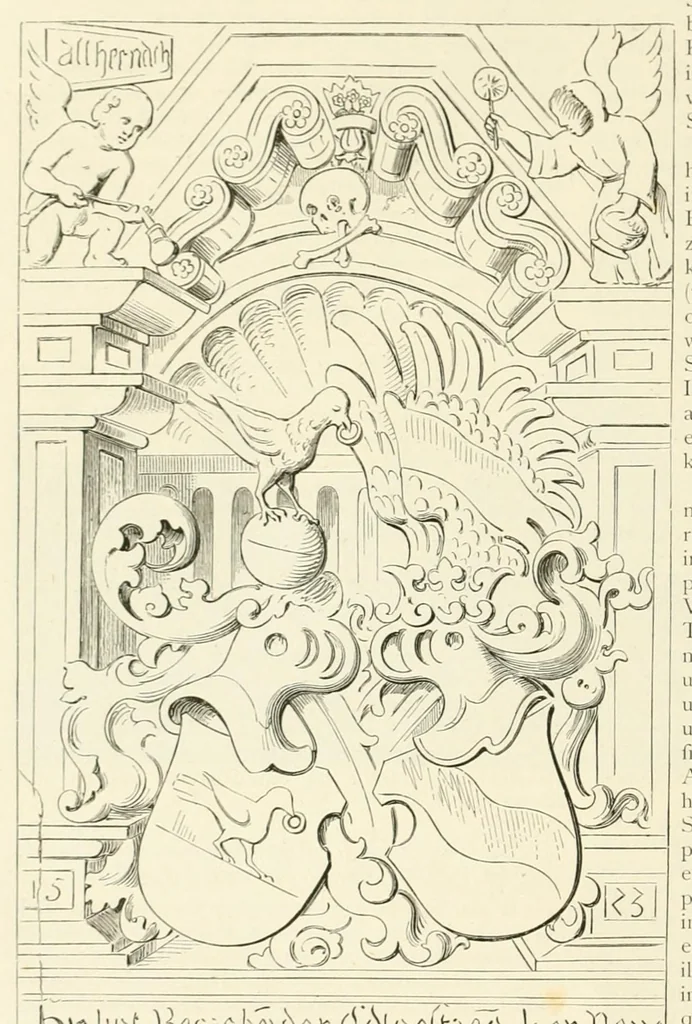An illustration from Mittheilungen der K.K. Central-Commission zur Erforschung und Erhaltung der Kunst- und Historischen Denkmale, 1875, leaf 140