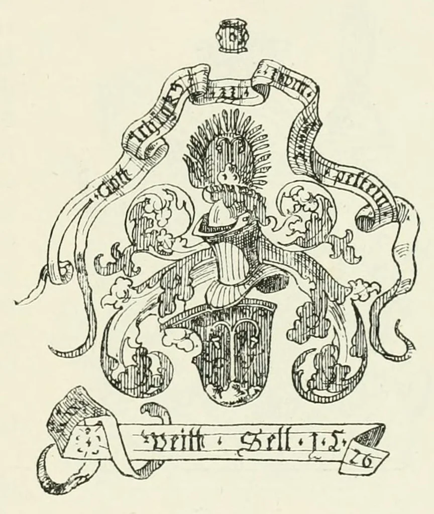 An illustration from Mittheilungen der K.K. Central-Commission zur Erforschung und Erhaltung der Kunst- und Historischen Denkmale, 1875, leaf 15