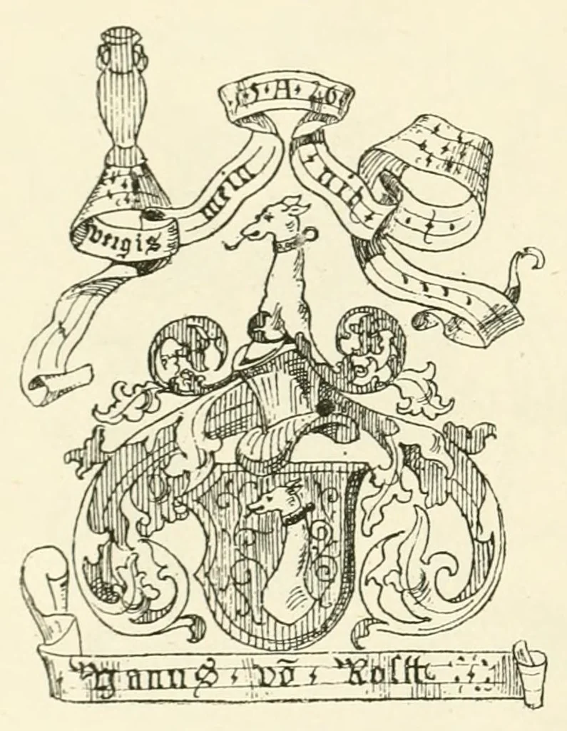An illustration from Mittheilungen der K.K. Central-Commission zur Erforschung und Erhaltung der Kunst- und Historischen Denkmale, 1875, leaf 16