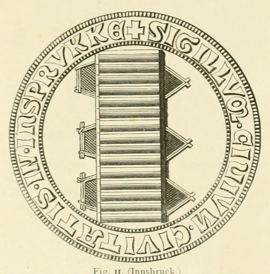 An illustration from Mittheilungen der K.K. Central-Commission zur Erforschung und Erhaltung der Kunst- und Historischen Denkmale, 1875, leaf 218