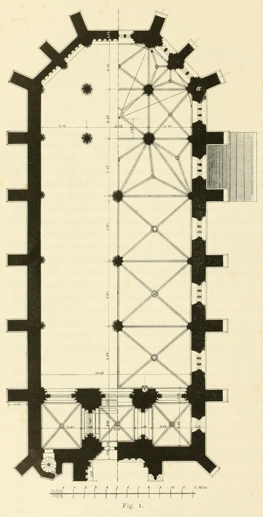 An illustration from Mittheilungen der K.K. Central-Commission zur Erforschung und Erhaltung der Kunst- und Historischen Denkmale, 1875, leaf 48