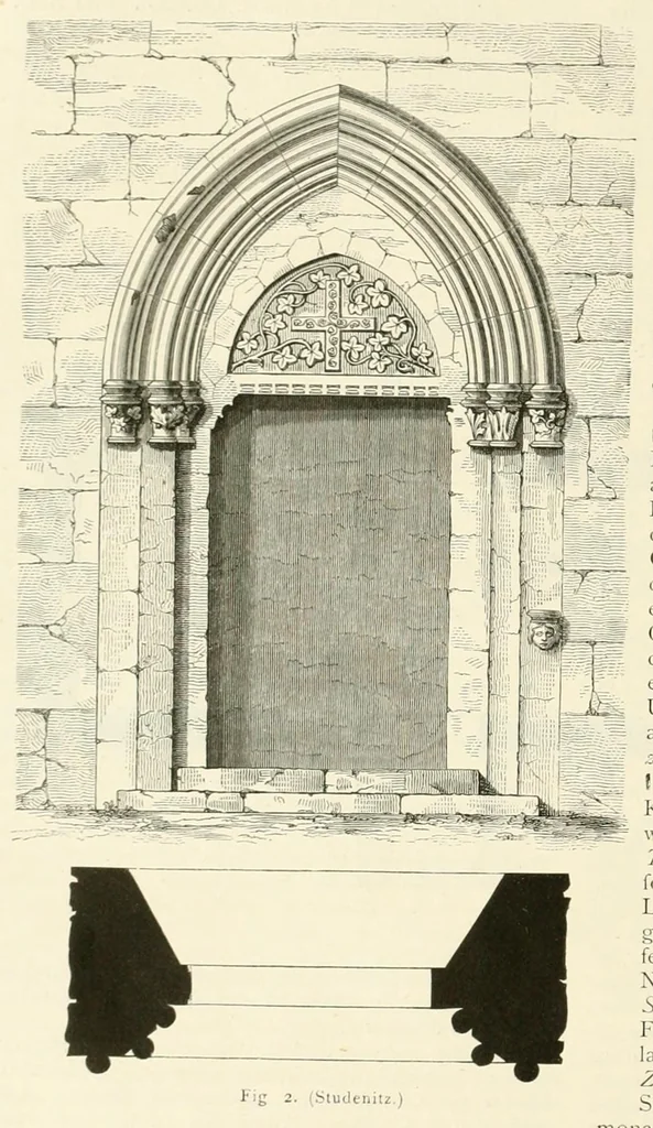 An illustration from Mittheilungen der K.K. Central-Commission zur Erforschung und Erhaltung der Kunst- und Historischen Denkmale, 1875, leaf 90