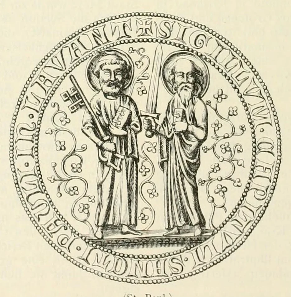 An illustration from Mittheilungen der K.K. Central-Commission zur Erforschung und Erhaltung der Kunst- und Historischen Denkmale, 1875, leaf 140