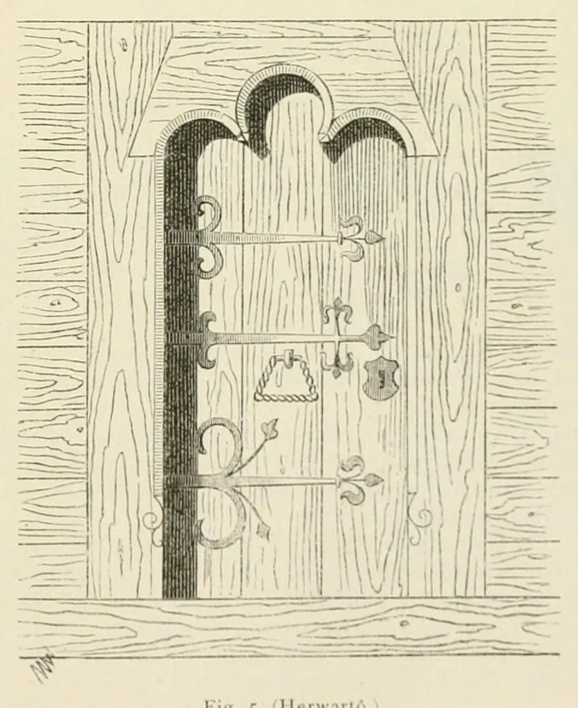 An illustration from Mittheilungen der K.K. Central-Commission zur Erforschung und Erhaltung der Kunst- und Historischen Denkmale, 1875, leaf 217