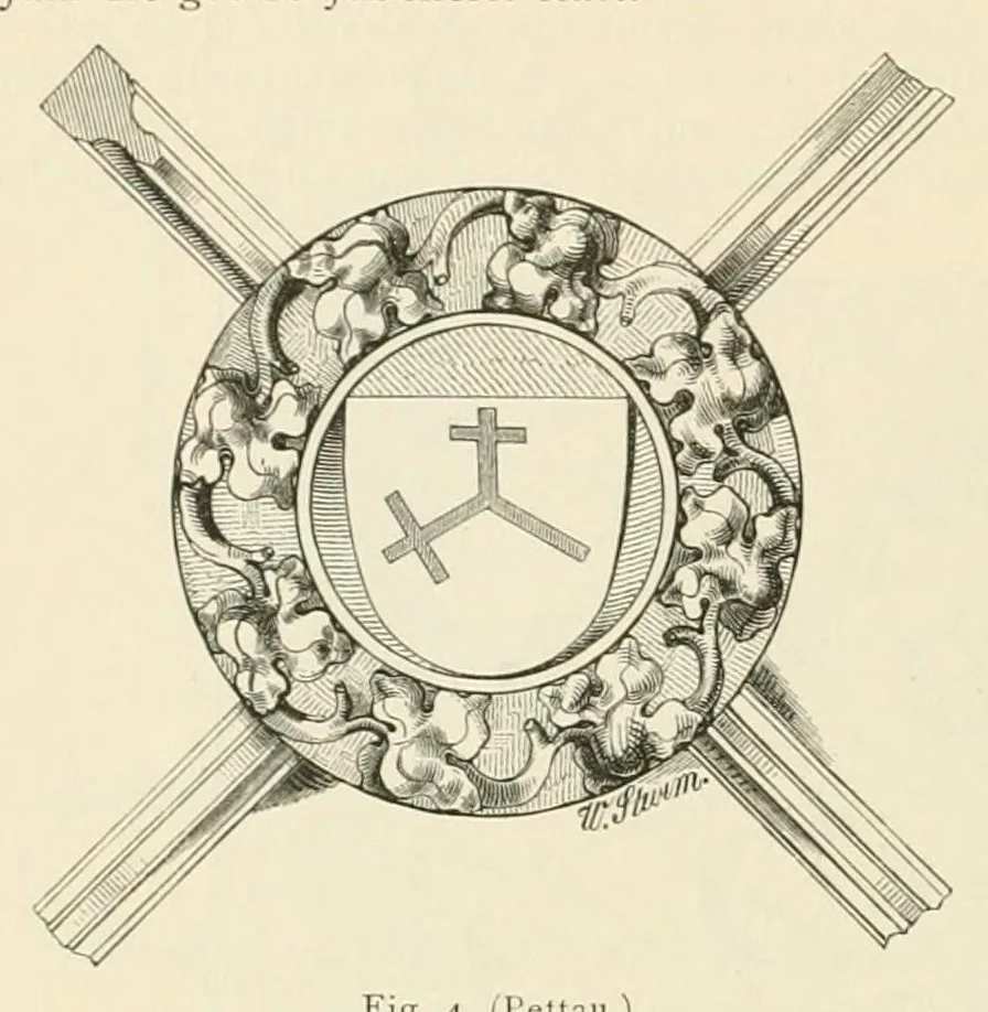An illustration from Mittheilungen der K.K. Central-Commission zur Erforschung und Erhaltung der Kunst- und Historischen Denkmale, 1875, leaf 238