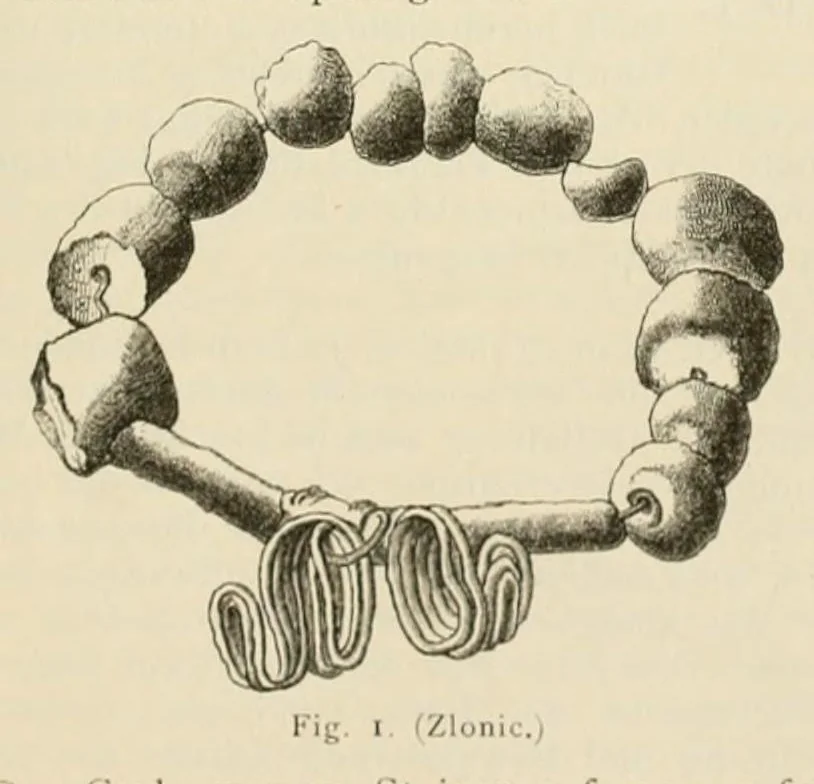 An illustration from Mittheilungen der K.K. Central-Commission zur Erforschung und Erhaltung der Kunst- und Historischen Denkmale, 1875, leaf 245