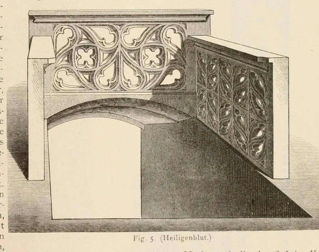 An illustration from Mittheilungen der K.K. Central-Commission zur Erforschung und Erhaltung der Kunst- und Historischen Denkmale, 1875, leaf 267