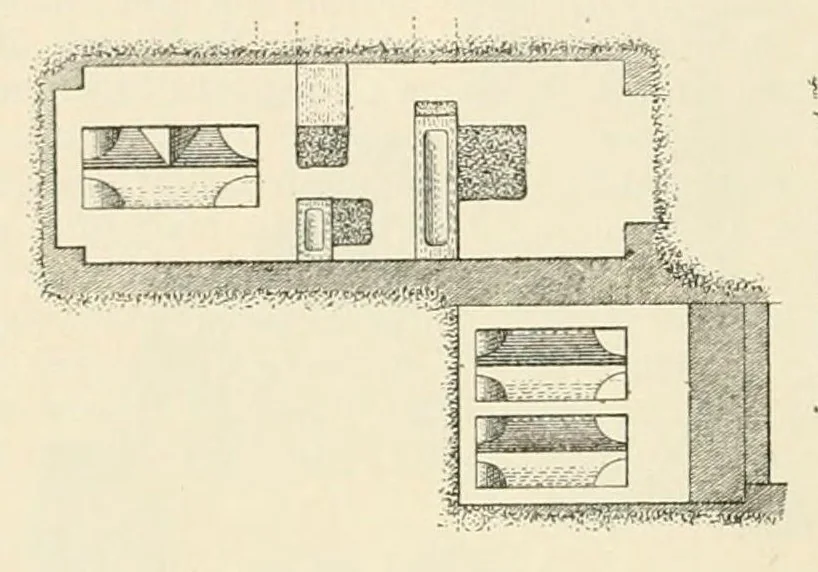 An illustration from Mittheilungen der K.K. Central-Commission zur Erforschung und Erhaltung der Kunst- und Historischen Denkmale, 1875, leaf 282