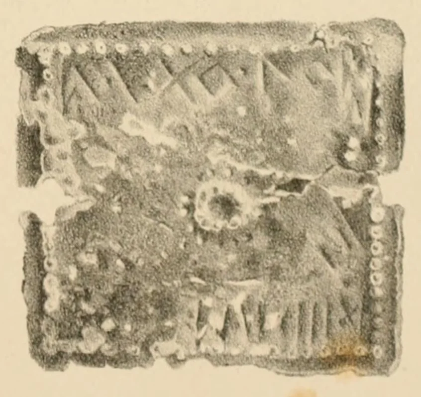 An illustration from Mittheilungen der K.K. Central-Commission zur Erforschung und Erhaltung der Kunst- und Historischen Denkmale, 1875, leaf 75
