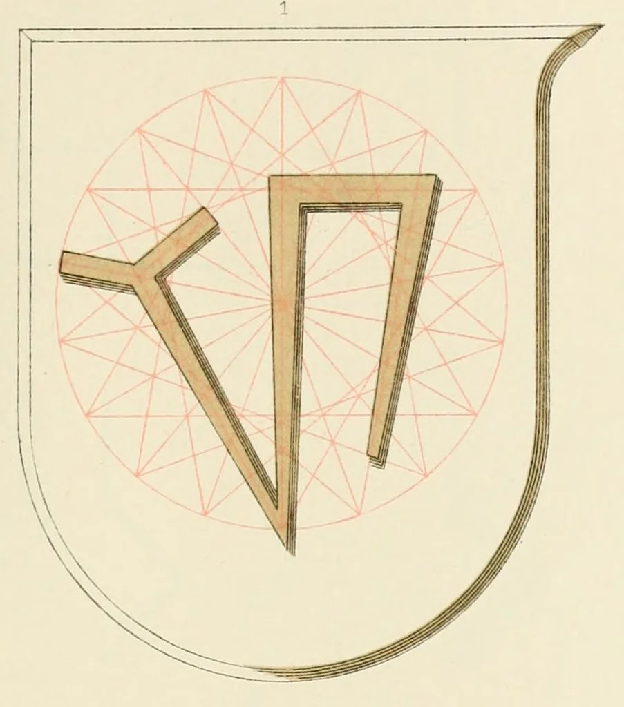 An illustration from Mittheilungen der K.K. Central-Commission zur Erforschung und Erhaltung der Kunst- und Historischen Denkmale, 1875, leaf 139