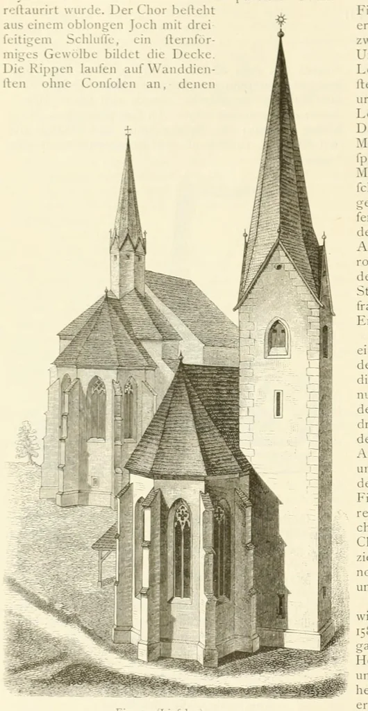 An illustration from Mittheilungen der K.K. Central-Commission zur Erforschung und Erhaltung der Kunst- und Historischen Denkmale, 1875, leaf 248