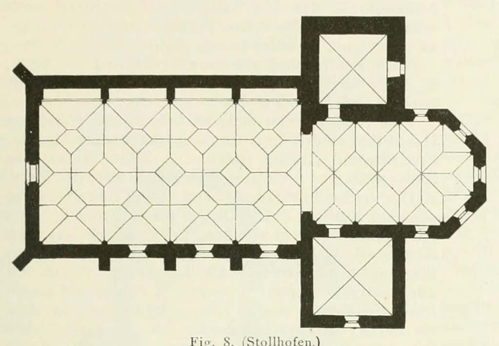 An illustration from Mittheilungen der K.K. Central-Commission zur Erforschung und Erhaltung der Kunst- und Historischen Denkmale, 1875, leaf 283
