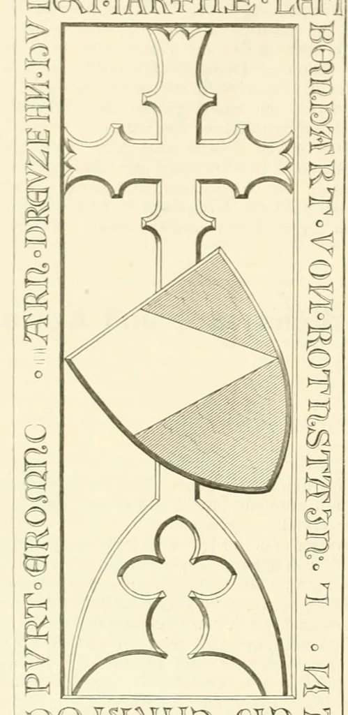 An illustration from Mittheilungen der K.K. Central-Commission zur Erforschung und Erhaltung der Kunst- und Historischen Denkmale, 1875, leaf 310