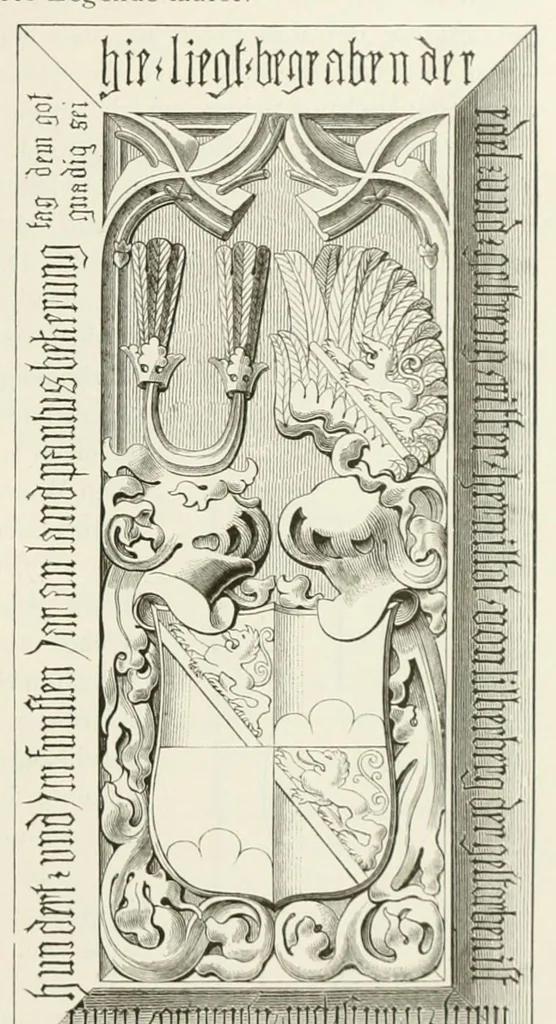 An illustration from Mittheilungen der K.K. Central-Commission zur Erforschung und Erhaltung der Kunst- und Historischen Denkmale, 1875, leaf 131