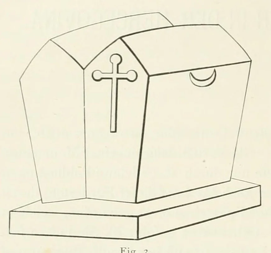 An illustration from Mittheilungen der K.K. Central-Commission zur Erforschung und Erhaltung der Kunst- und Historischen Denkmale, 1875, leaf 28