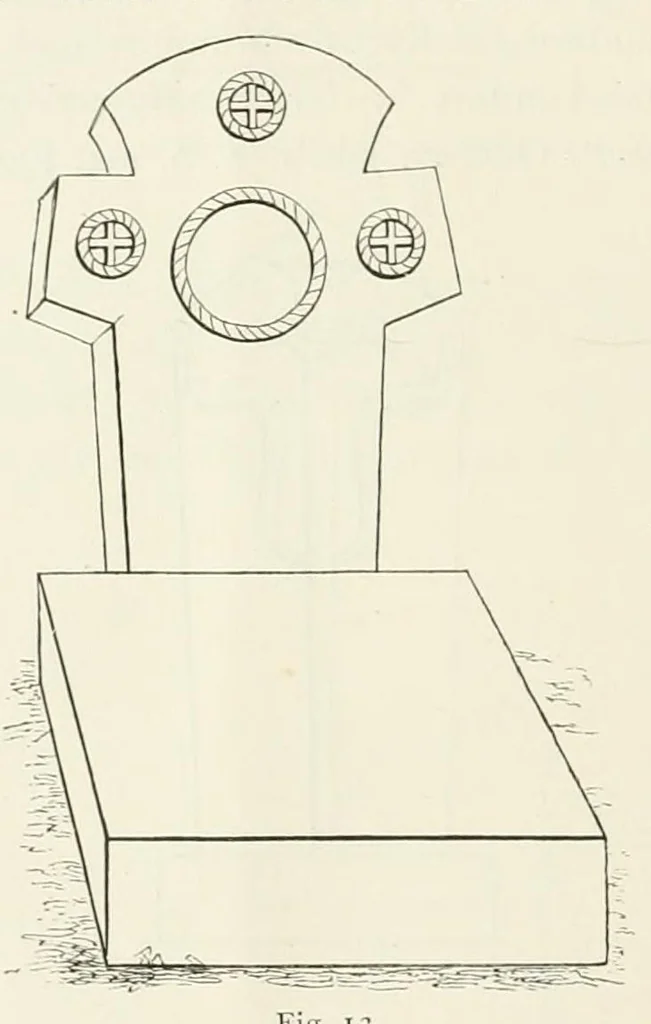 An illustration from Mittheilungen der K.K. Central-Commission zur Erforschung und Erhaltung der Kunst- und Historischen Denkmale, 1875, leaf 30