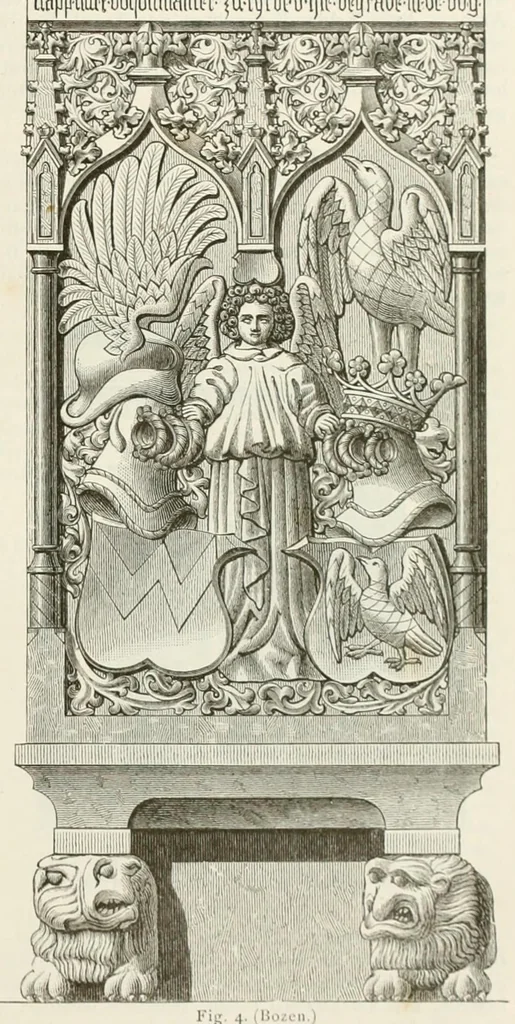 An illustration from Mittheilungen der K.K. Central-Commission zur Erforschung und Erhaltung der Kunst- und Historischen Denkmale, 1875, leaf 301