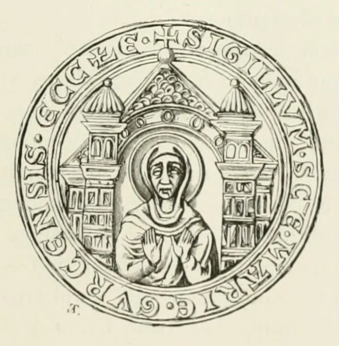 An illustration from Mittheilungen der K.K. Central-Commission zur Erforschung und Erhaltung der Kunst- und Historischen Denkmale, 1875, leaf 65