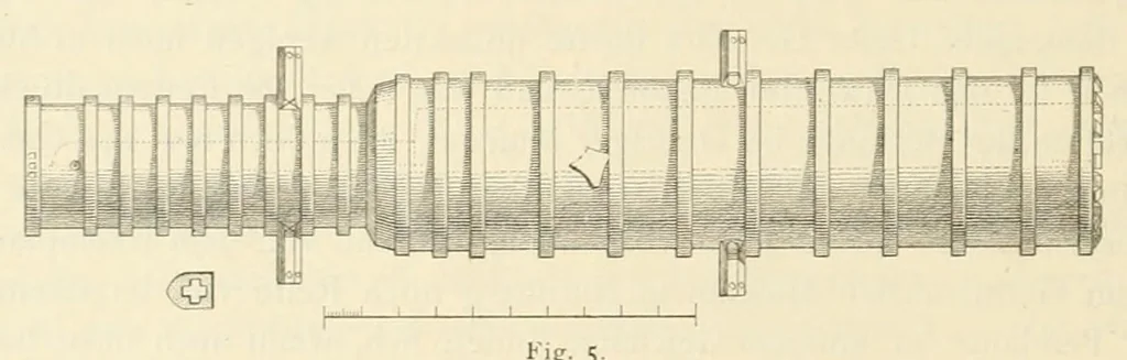 An illustration from Mittheilungen der K.K. Central-Commission zur Erforschung und Erhaltung der Kunst- und Historischen Denkmale, 1875, leaf 106