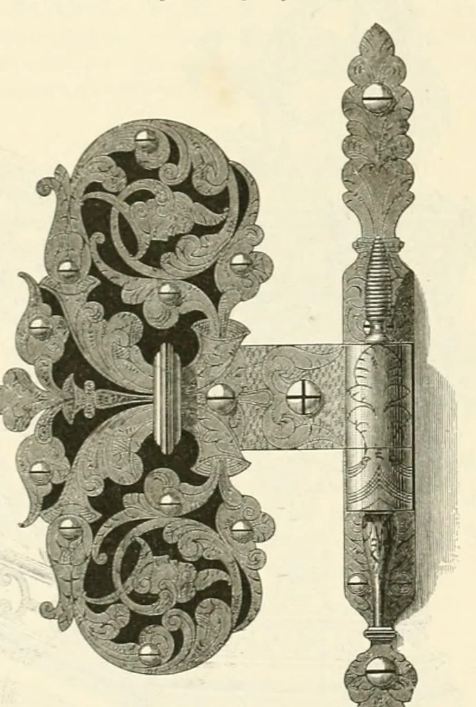 An illustration from Mittheilungen der K.K. Central-Commission zur Erforschung und Erhaltung der Kunst- und Historischen Denkmale, 1875, leaf 228