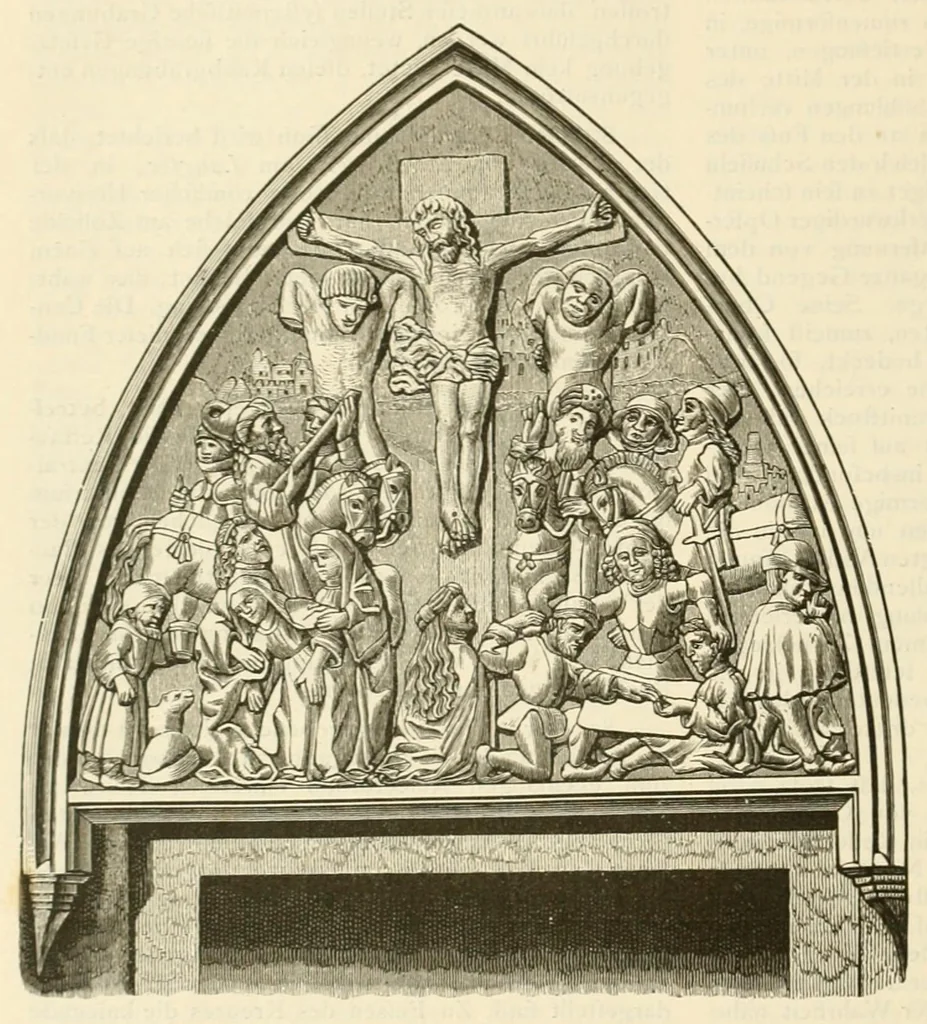 An illustration from Mittheilungen der K.K. Central-Commission zur Erforschung und Erhaltung der Kunst- und Historischen Denkmale, 1875, leaf 300
