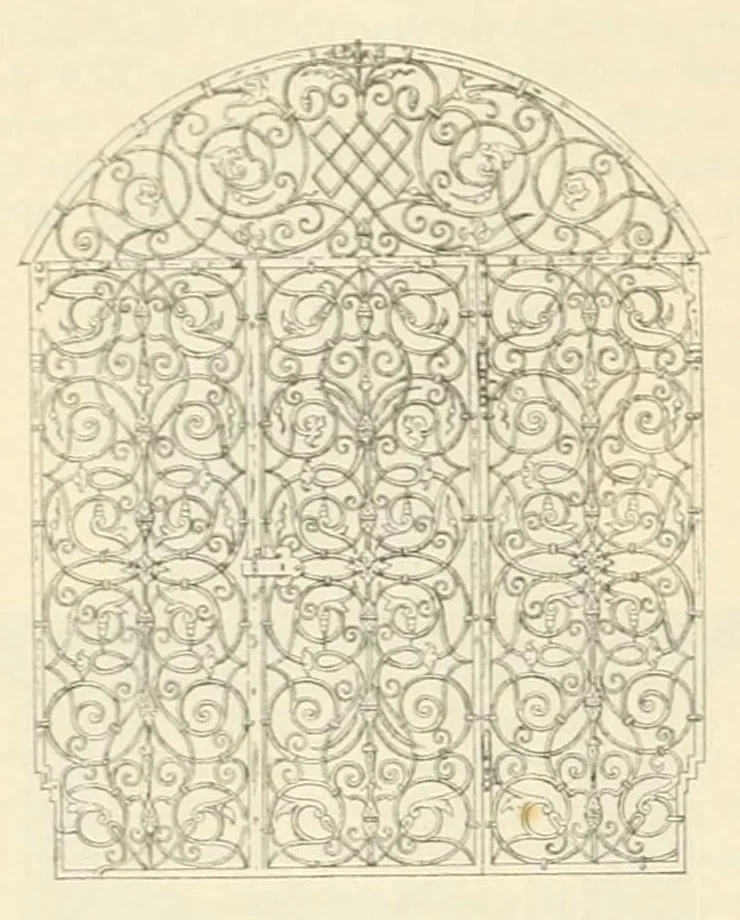 An illustration from Mittheilungen der K.K. Central-Commission zur Erforschung und Erhaltung der Kunst- und Historischen Denkmale, 1875, leaf 344