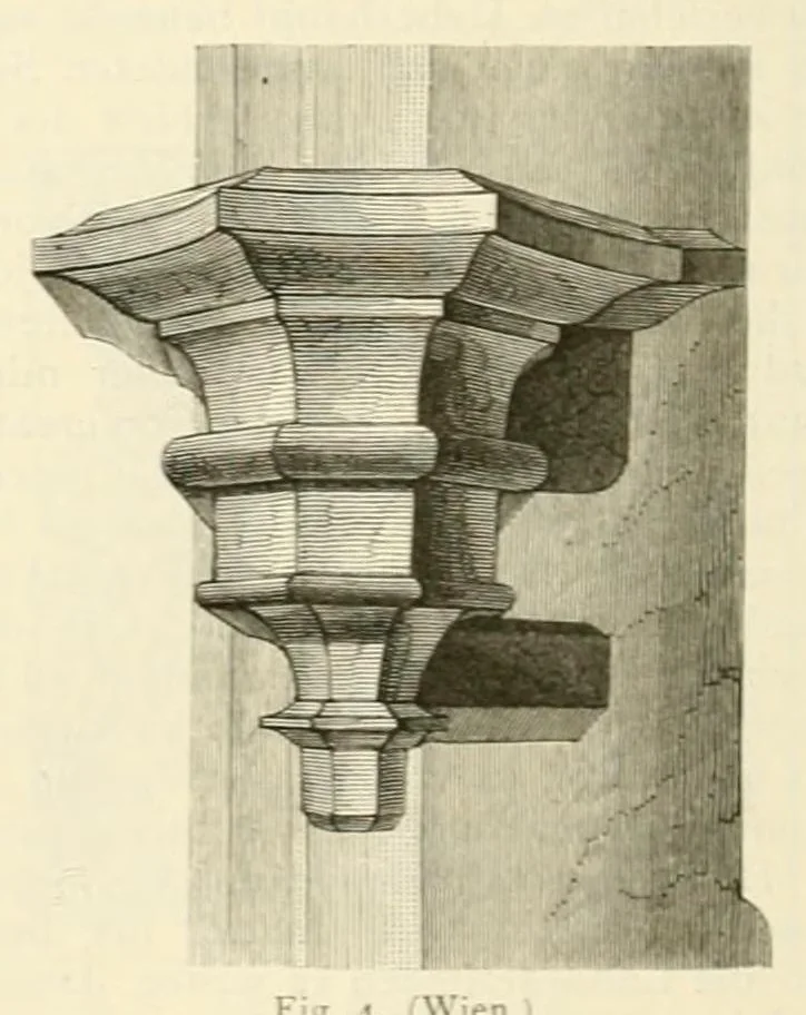 An illustration from Mittheilungen der K.K. Central-Commission zur Erforschung und Erhaltung der Kunst- und Historischen Denkmale, 1875, leaf 184
