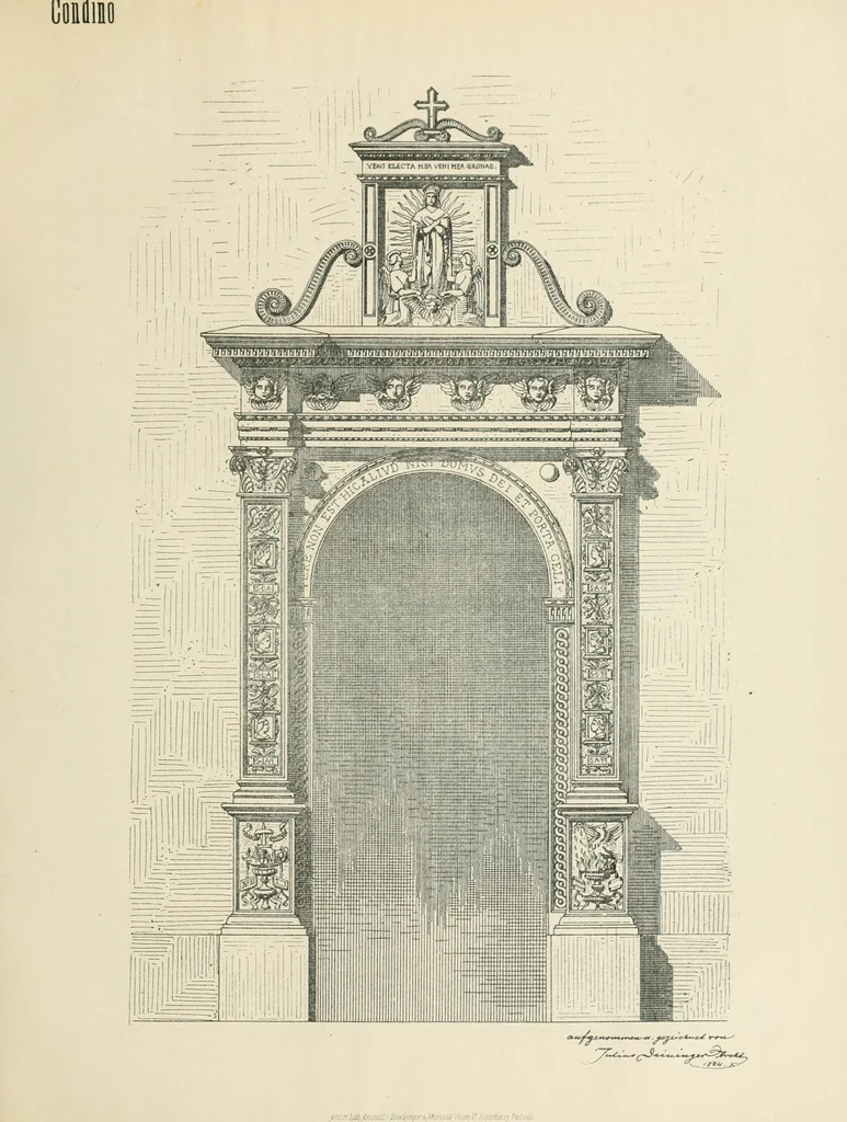 An illustration from Mittheilungen der K.K. Central-Commission zur Erforschung und Erhaltung der Kunst- und Historischen Denkmale, 1875, leaf 243