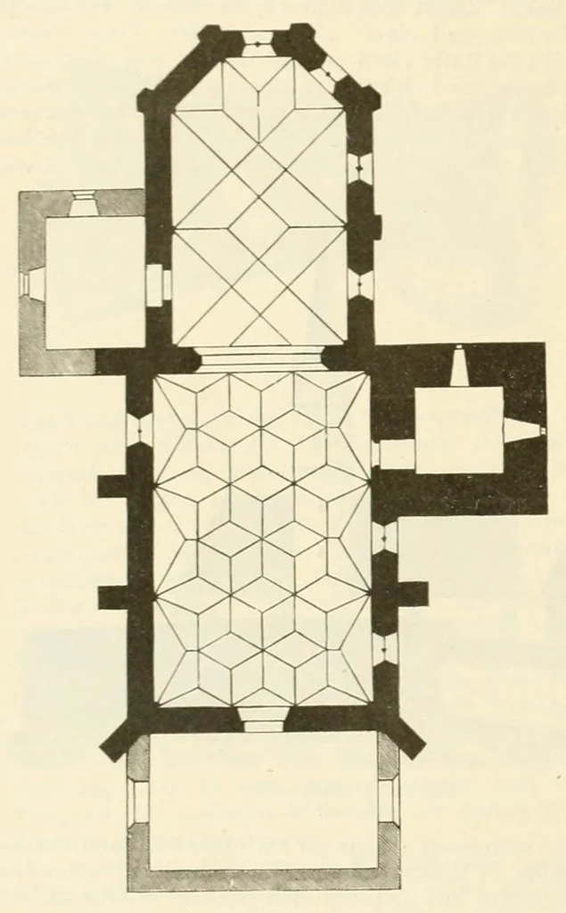 An illustration from Mittheilungen der K.K. Central-Commission zur Erforschung und Erhaltung der Kunst- und Historischen Denkmale, 1875, leaf 266