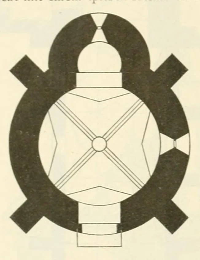 An illustration from Mittheilungen der K.K. Central-Commission zur Erforschung und Erhaltung der Kunst- und Historischen Denkmale, 1875, leaf 274