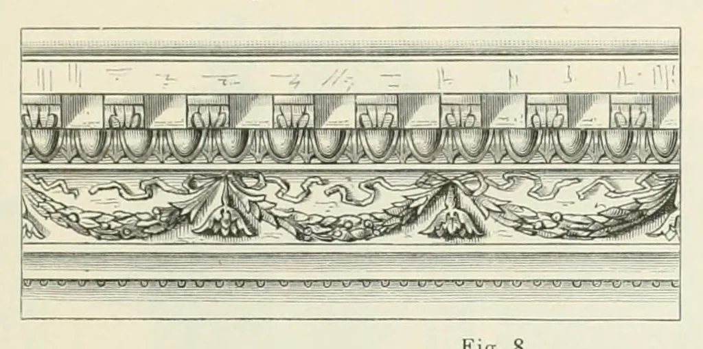 An illustration from Mittheilungen der K.K. Central-Commission zur Erforschung und Erhaltung der Kunst- und Historischen Denkmale, 1875, leaf 77