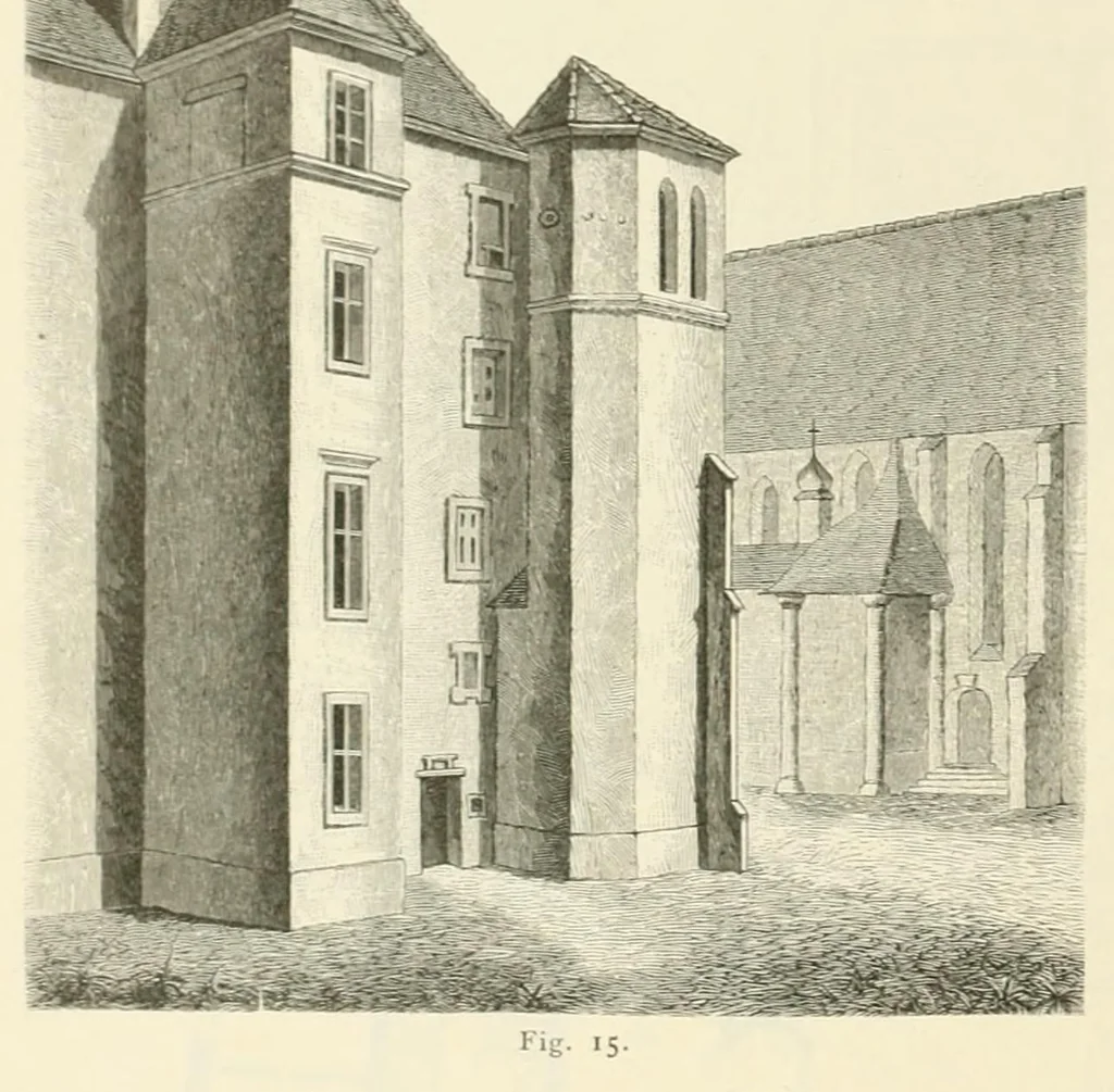 An illustration from Mittheilungen der K.K. Central-Commission zur Erforschung und Erhaltung der Kunst- und Historischen Denkmale, 1875, leaf 80