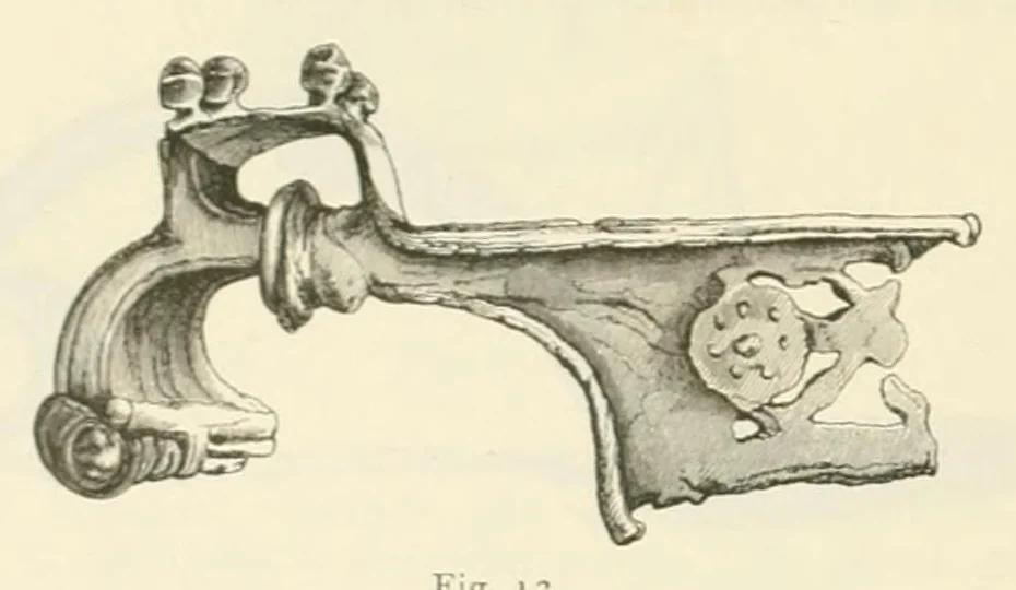 An illustration from Mittheilungen der K.K. Central-Commission zur Erforschung und Erhaltung der Kunst- und Historischen Denkmale, 1875, leaf 124
