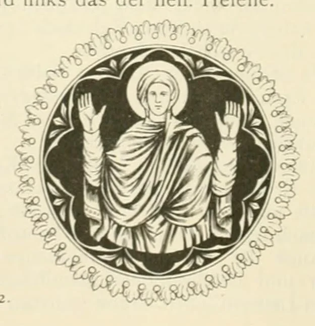 An illustration from Mittheilungen der K.K. Central-Commission zur Erforschung und Erhaltung der Kunst- und Historischen Denkmale, 1875, leaf 140