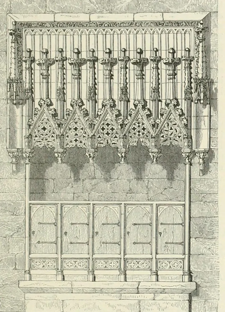 An illustration from Mittheilungen der K.K. Central-Commission zur Erforschung und Erhaltung der Kunst- und Historischen Denkmale, 1875, leaf 253
