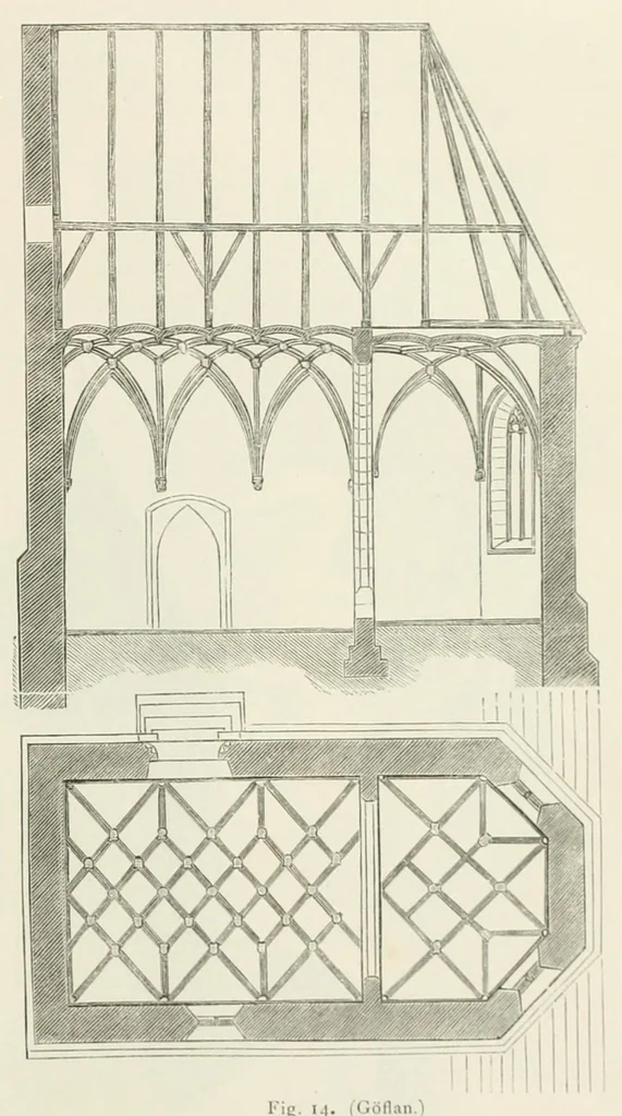 An illustration from Mittheilungen der K.K. Central-Commission zur Erforschung und Erhaltung der Kunst- und Historischen Denkmale, 1875, leaf 305