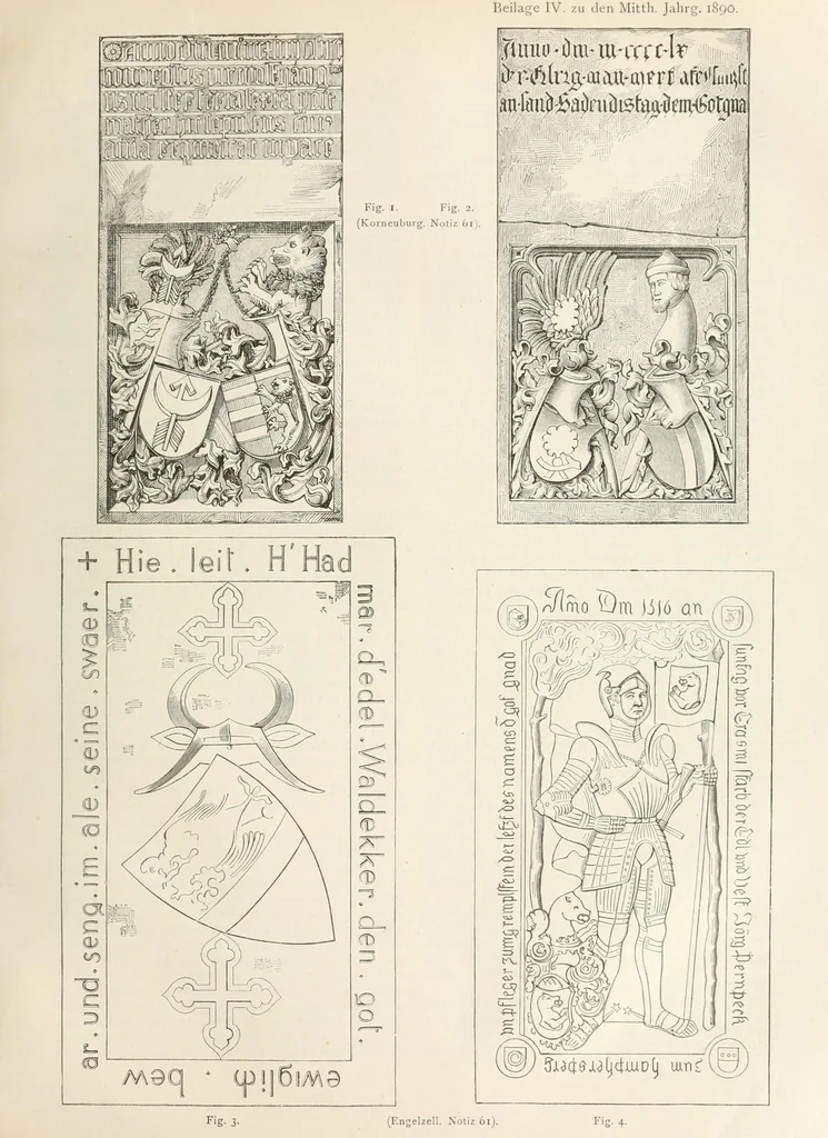 An illustration from Mittheilungen der K.K. Central-Commission zur Erforschung und Erhaltung der Kunst- und Historischen Denkmale, 1875, leaf 155